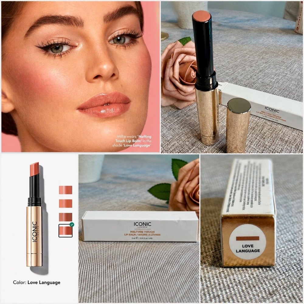 Iconic London Melting Touch Lip Balm Love Language New Free Shipping